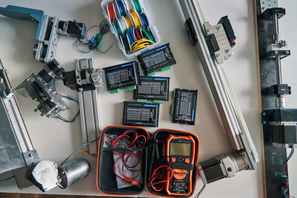 motion control rig with stepper motor for tabletop filming