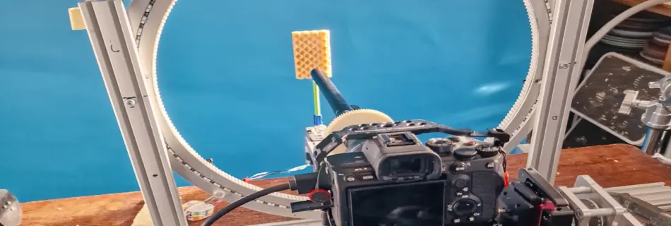 tabletop rigging setup for slow motion food and beverage shots